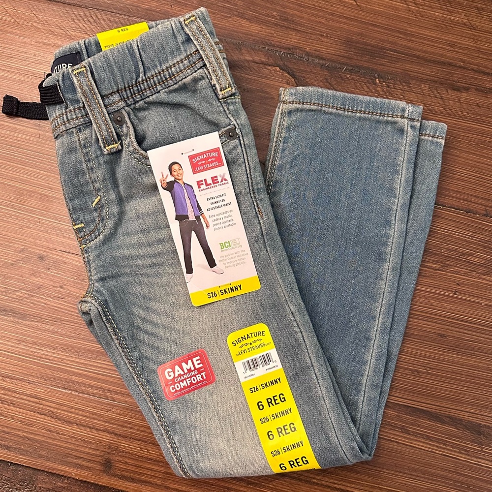 Boys size 6 skinny jeans